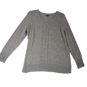 Torrid Womens Sweater Size 2 Long Sleeve Gray